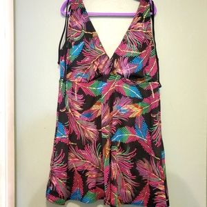 Plus size swimsuit dress sz 26